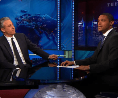 Interview moment from The Daily Show 6